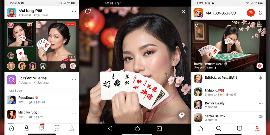 Antarmuka user-friendly MAHJONGJP88 untuk mengedit foto dengan mudah.