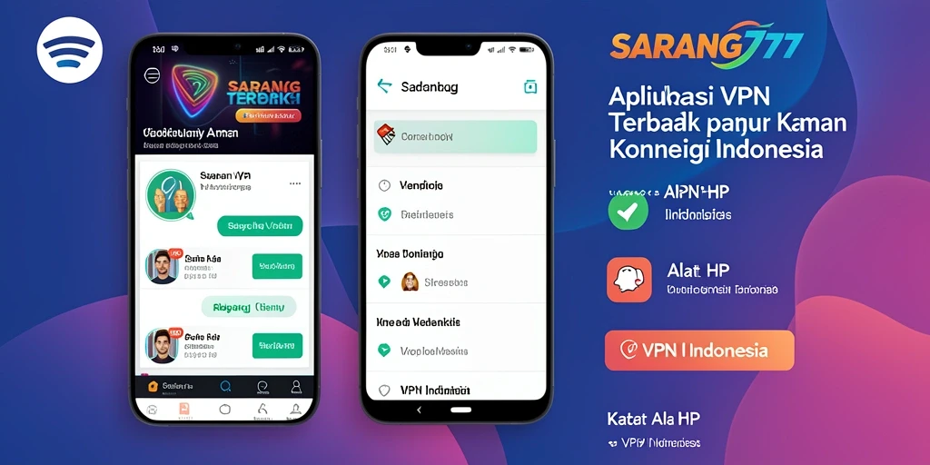 Antarmuka aplikasi SARANG777 yang sederhana dan mudah digunakan.