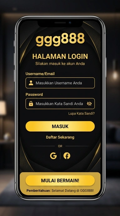 Halaman Masuk Akun ggg888: Login Dengan Mudah