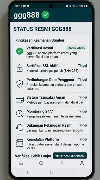 Kanal Resmi ggg888 untuk Pengguna Android Indonesia